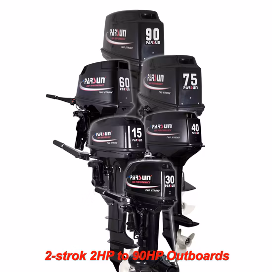 Motor fuera de borda de 2HP a 90HP (n.º 1 en los mercados de China y el extranjero según los datos de las plataformas B2B y de aduanas)